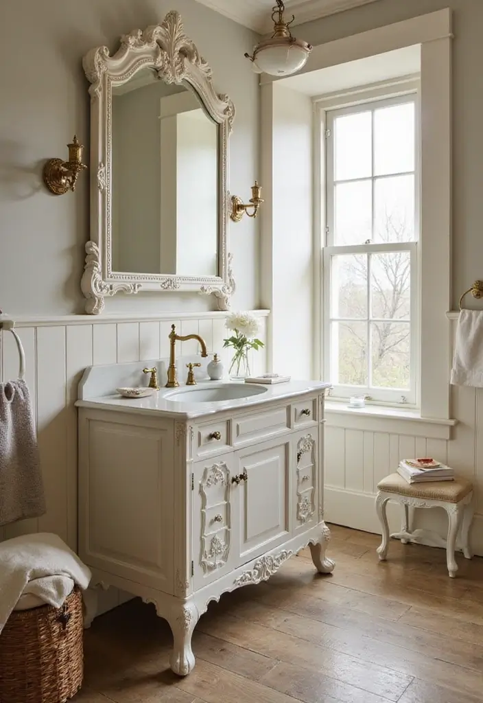 15 Luxury Bathroom Vanities That’ll Make You Feel Like Royalty (You Won't Believe #8!) - 5. Vintage Charm with Clawfoot Sinks