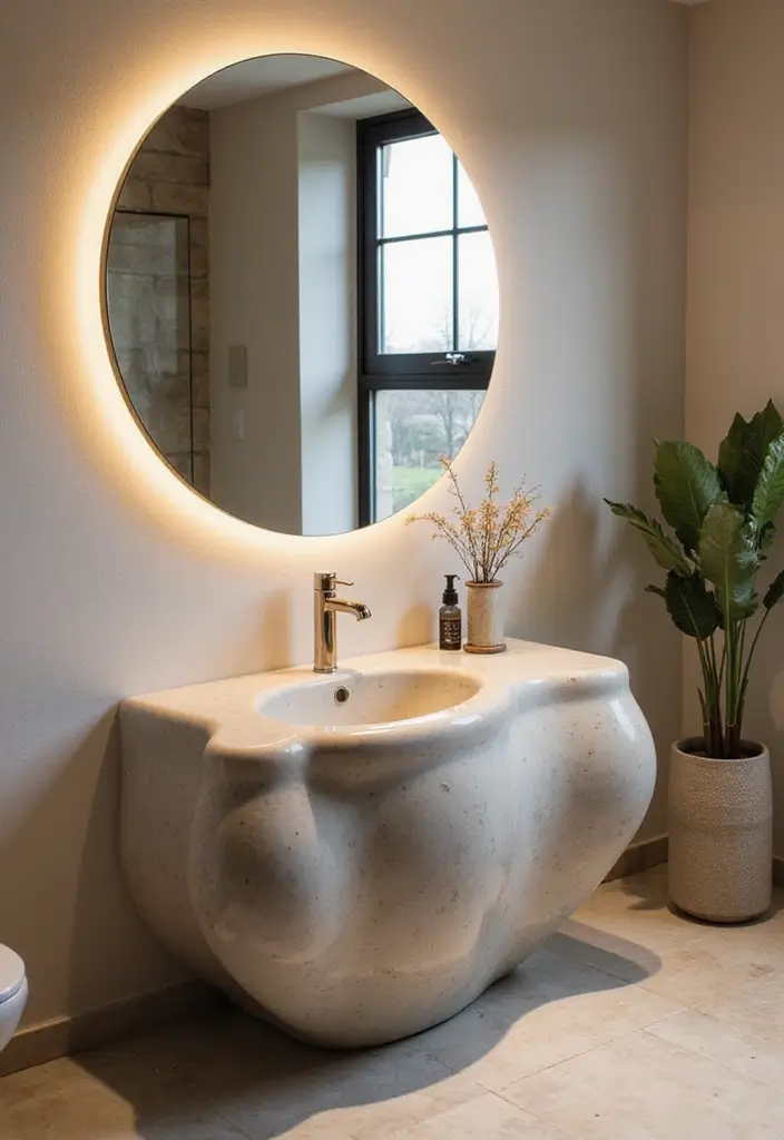 15 Luxury Bathroom Vanities That’ll Make You Feel Like Royalty (You Won't Believe #8!) - 8. Unbelievably Unique Shapes