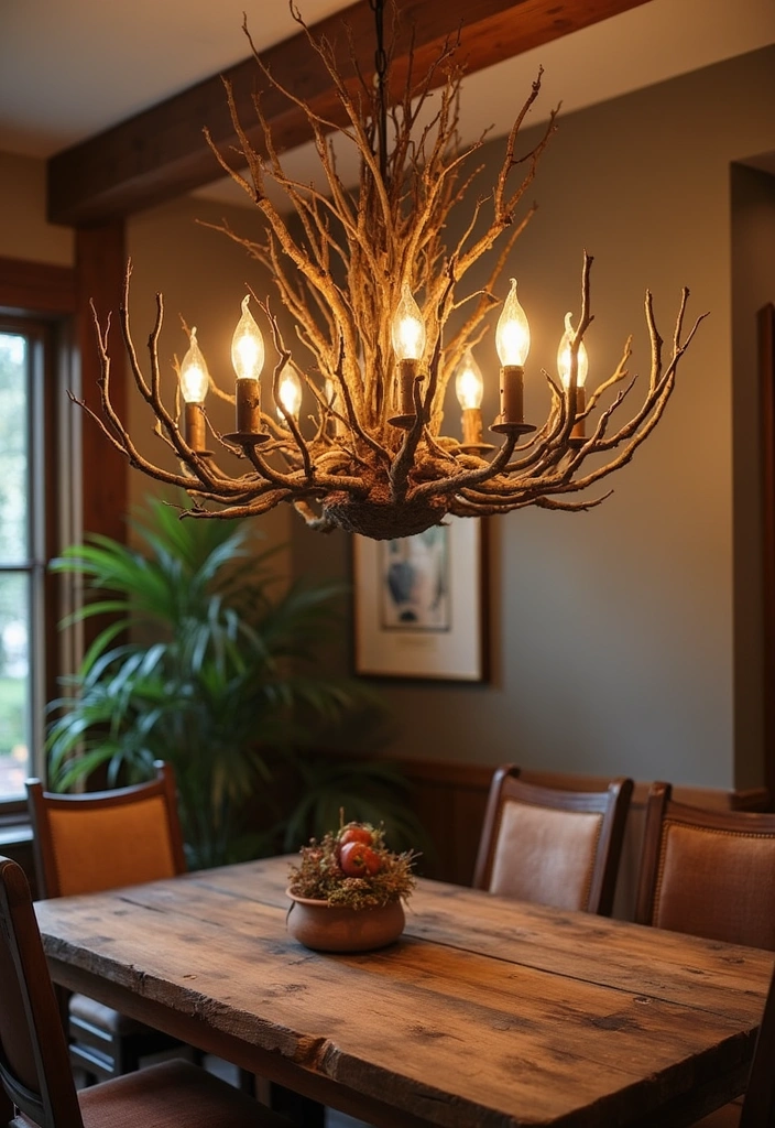 15 Rustic Lighting Ideas That'll Transform Your Home into a Cozy Retreat! - 2. Rustic Chandeliers