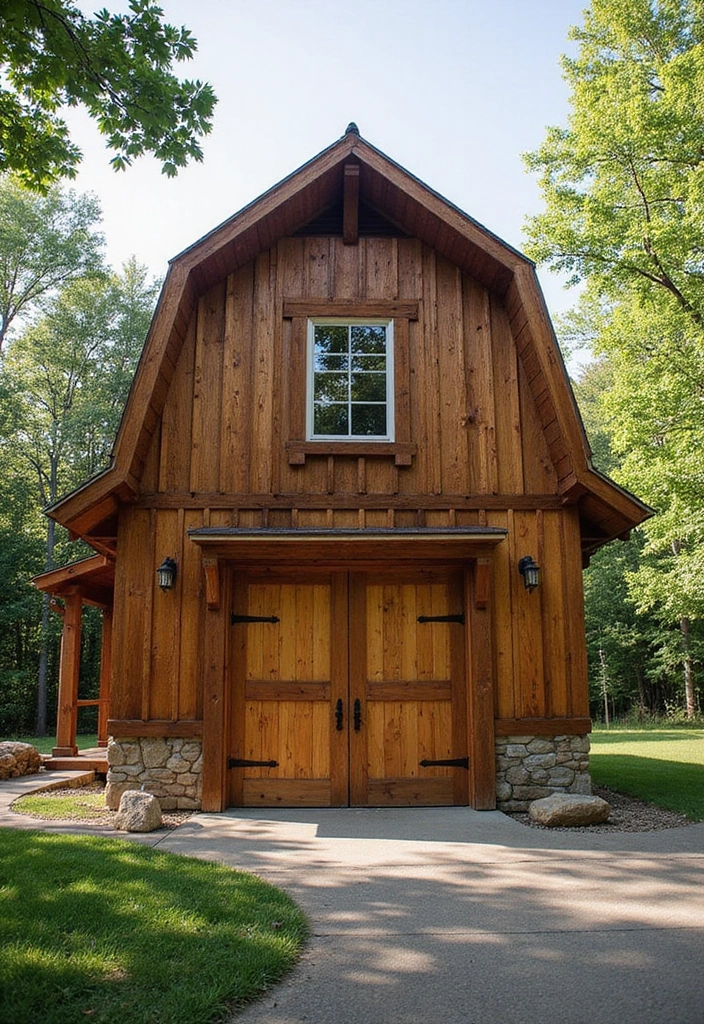 15 Stunning Barndominium Exteriors That Will Leave You in Awe (Wait Until You See #8!) - 9. Timeless Timber