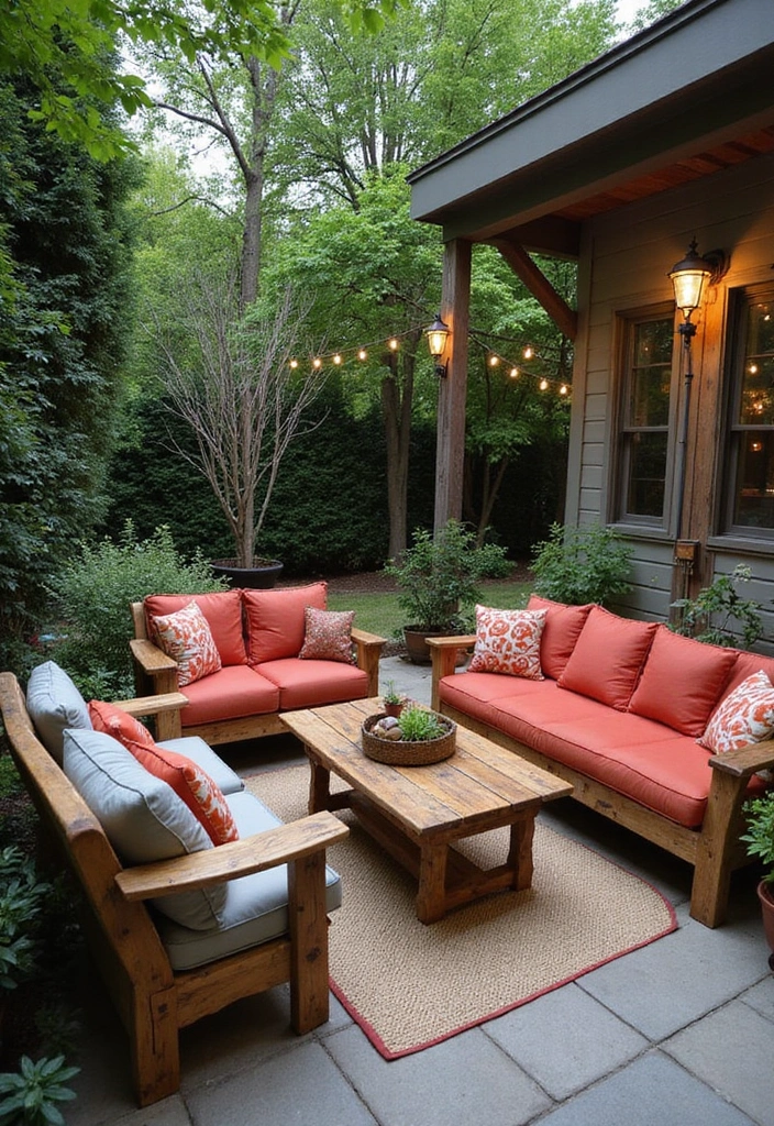 15 Stunning Reclaimed Wood Furniture Ideas That Will Transform Your Space (You Won't Believe #8!) - 13. Reclaimed Wood Outdoor Furniture