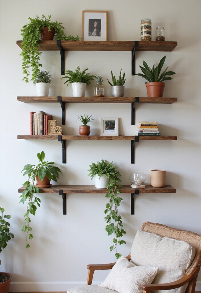 15 Stunning Reclaimed Wood Furniture Ideas That Will Transform Your Space (You Won't Believe #8!) - 4. Reclaimed Wood Shelves