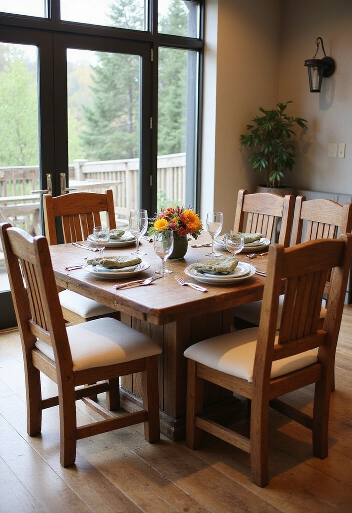 15 Stunning Reclaimed Wood Furniture Ideas That Will Transform Your Space (You Won't Believe #8!) - 8. Stunning Reclaimed Wood Dining Chairs