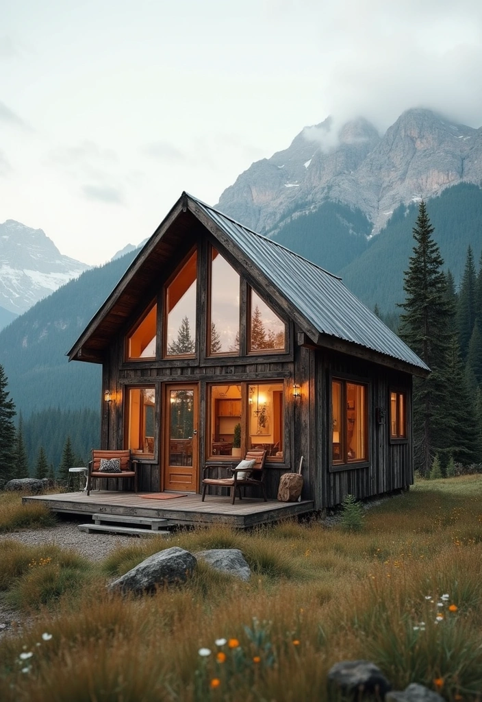 15 Stunning Tiny Home Designs That Will Inspire Your Next Move (Wait Until You See #5!) - 13. The Mountain Retreat