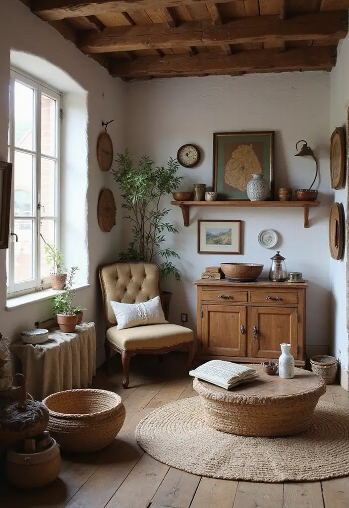 17 Rustic Living Room Decor Ideas That Will Make You Feel Right at Home! (You Won't Believe #12!) - 11. Rustic Accents: Small Details Matter