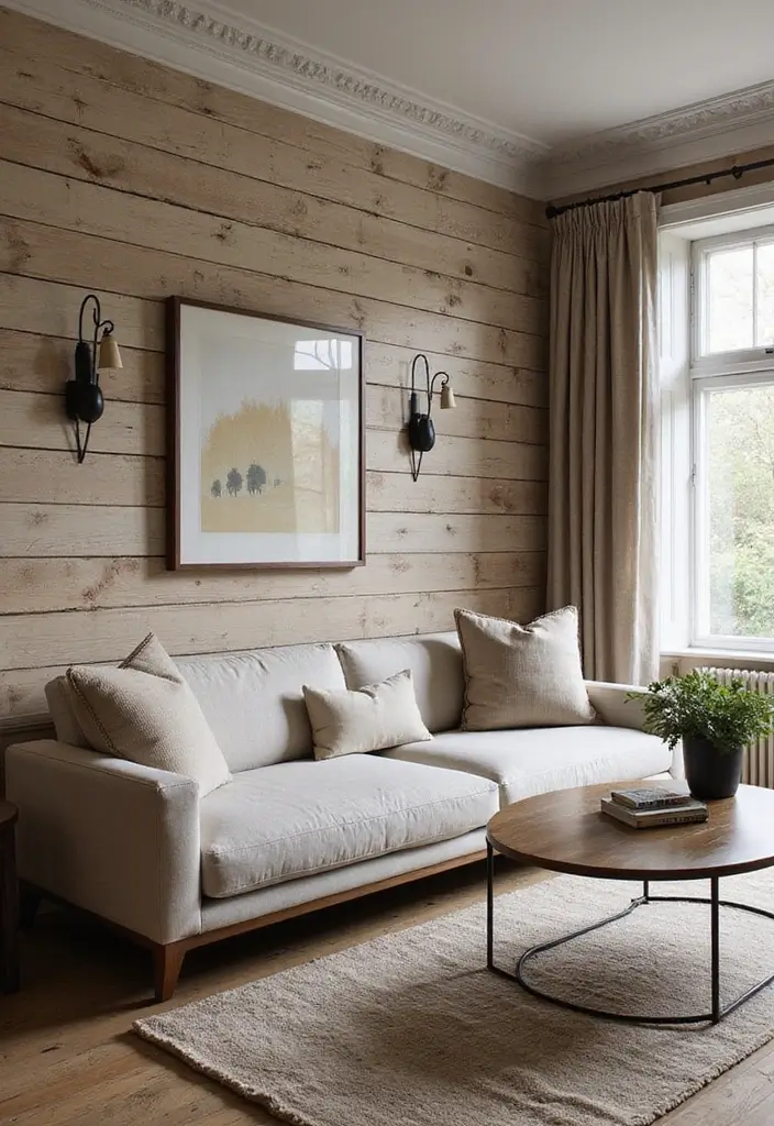 17 Rustic Living Room Decor Ideas That Will Make You Feel Right at Home! (You Won't Believe #12!) - 14. Feature Walls: Bold Statements