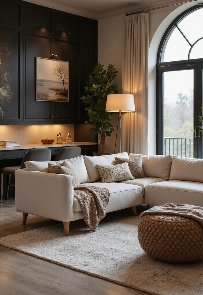 20 Cozy Living Room Ideas That'll Make You Want to Curl Up with a Book! (You Won't Believe #12!) - 20. Timeless Elegance with Modern Touches