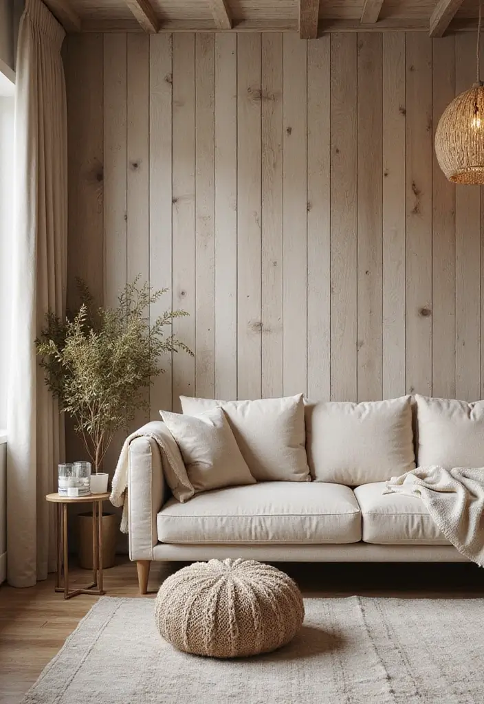 20 Cozy Living Room Ideas That'll Make You Want to Hibernate (You Won't Believe #10!) - 14. Textured Wall Treatments