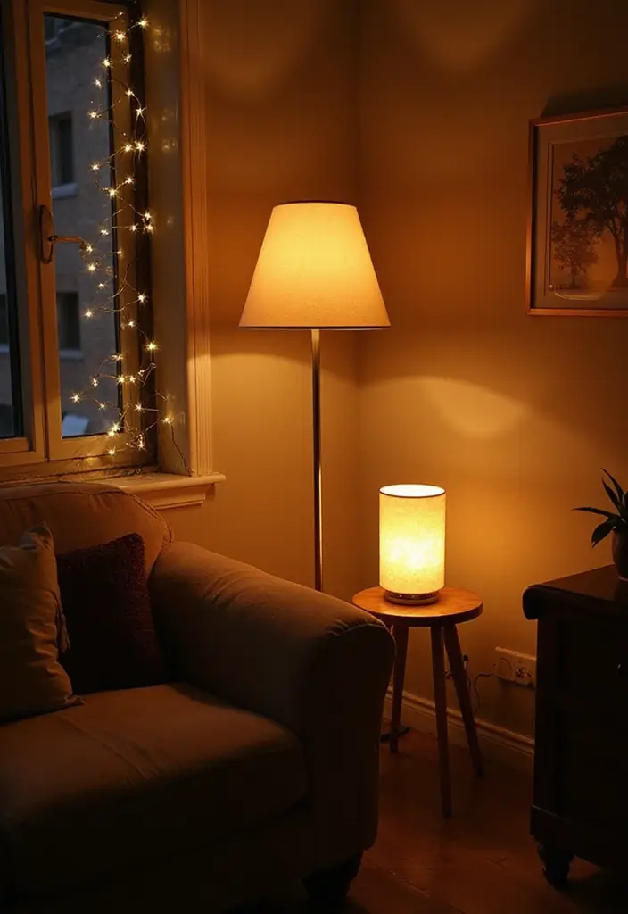 20 Cozy Living Room Ideas That'll Make You Want to Hibernate (You Won't Believe #10!) - 3. Ambient Lighting