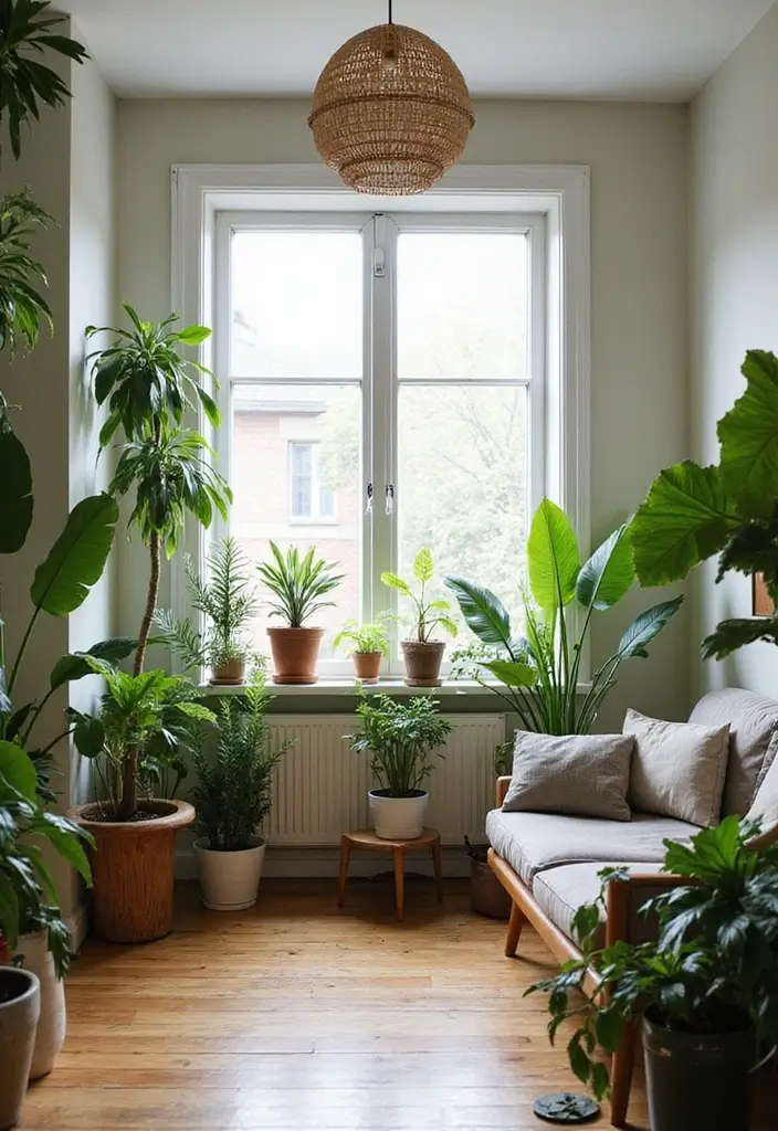 20 Cozy Living Room Ideas That'll Make You Want to Hibernate (You Won't Believe #10!) - 4. Greenery and Natural Elements