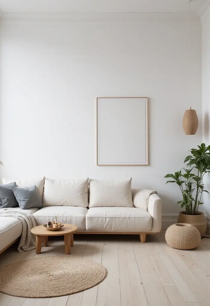 20 Cozy Living Room Ideas That'll Make You Want to Hibernate (You Won't Believe #10!) - 9. Minimalistic Decor
