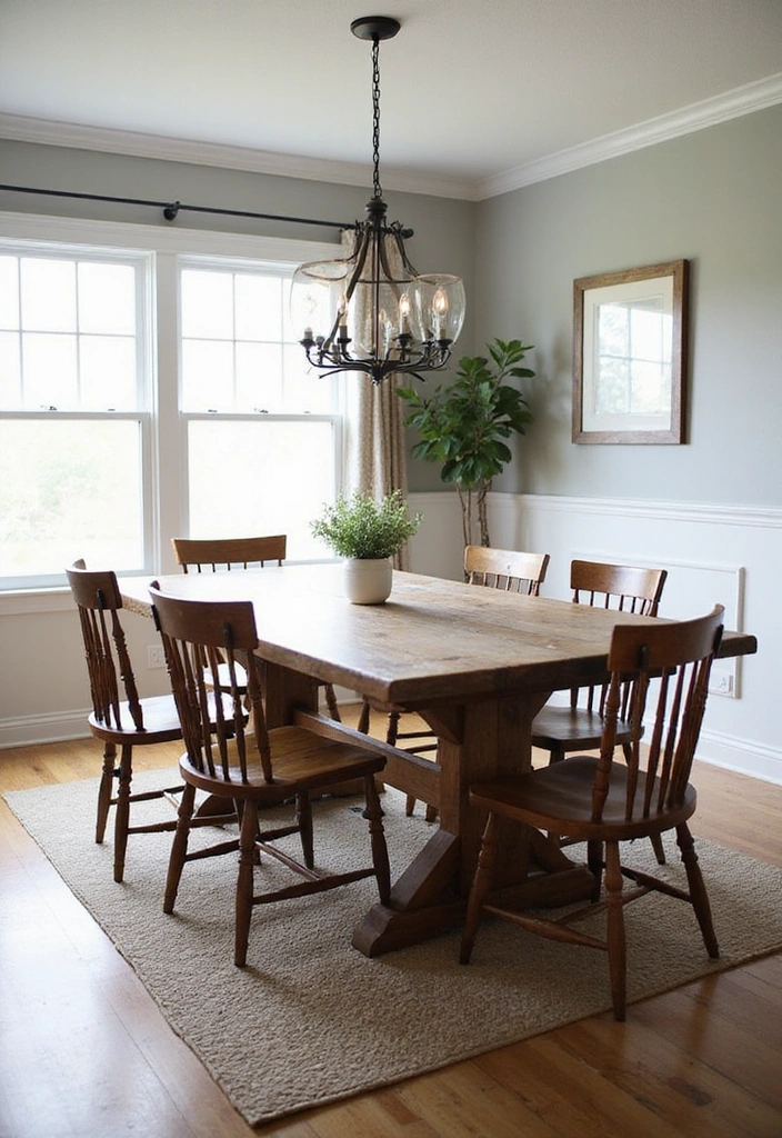 20 Modern Farmhouse Decor Ideas That'll Make Your Heart Skip a Beat! - 17. Farm-Style Dining Rooms