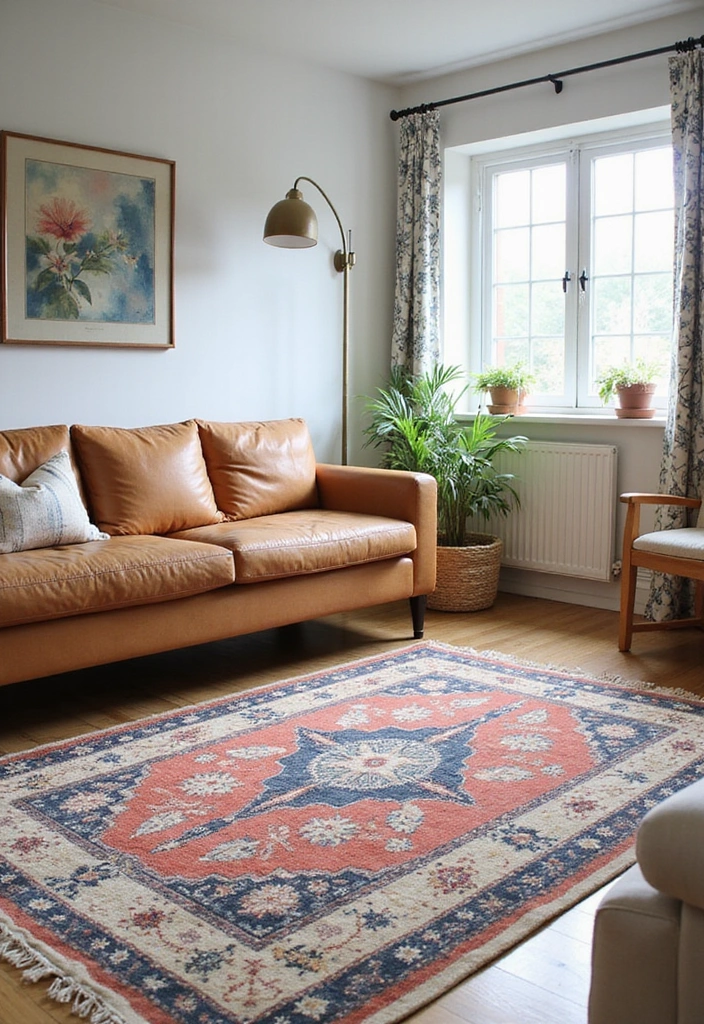 20 Modern Farmhouse Decor Ideas That'll Make Your Heart Skip a Beat! - 18. Unique Area Rugs