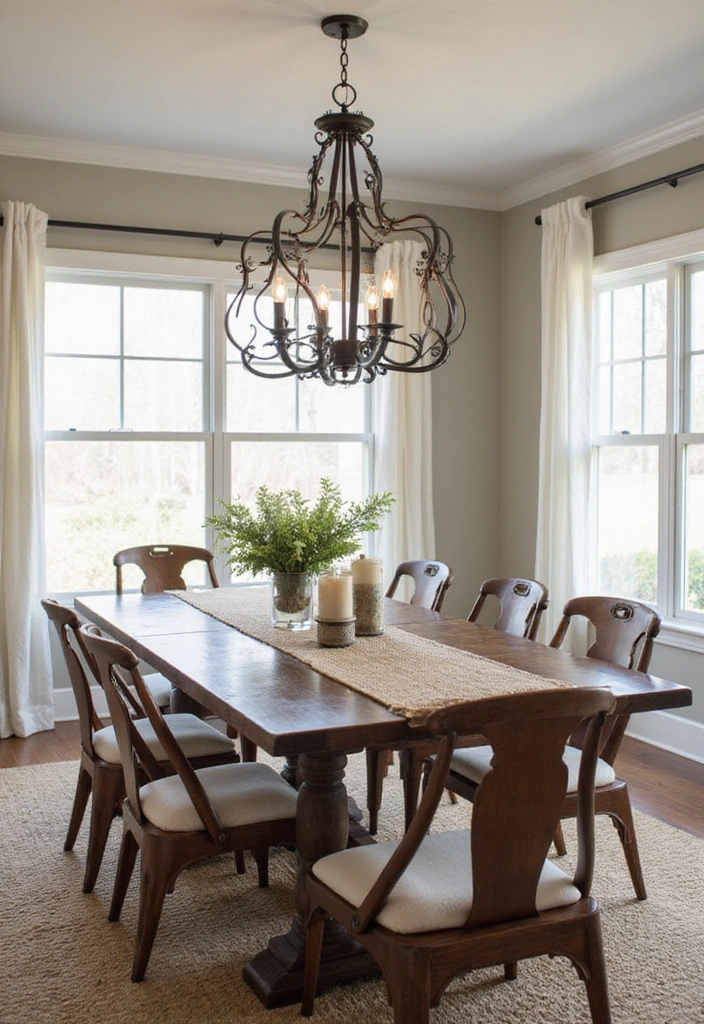 20 Modern Farmhouse Decor Ideas That'll Make Your Heart Skip a Beat! - 2. Rustic Lighting Fixtures