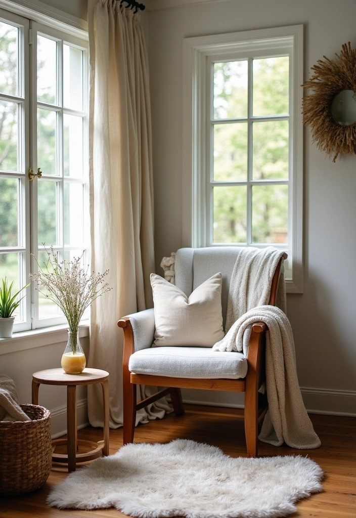 20 Modern Farmhouse Decor Ideas That'll Make Your Heart Skip a Beat! - 20. Cozy Nooks