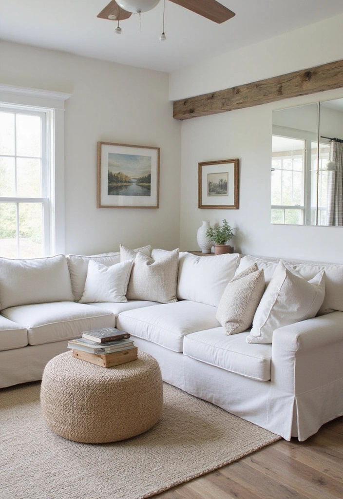 20 Modern Farmhouse Decor Ideas That'll Make Your Heart Skip a Beat! - 3. Neutral Color Palette
