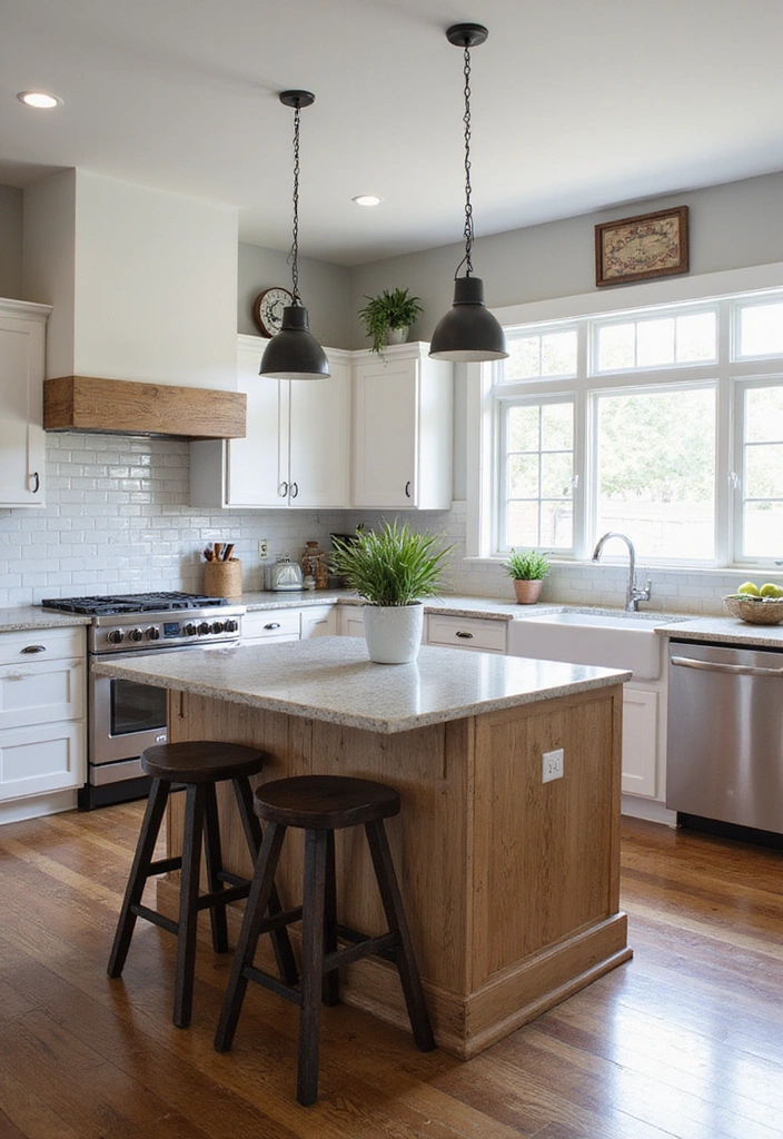 20 Modern Farmhouse Decor Ideas That'll Make Your Heart Skip a Beat! - 9. Farmhouse Kitchen Islands