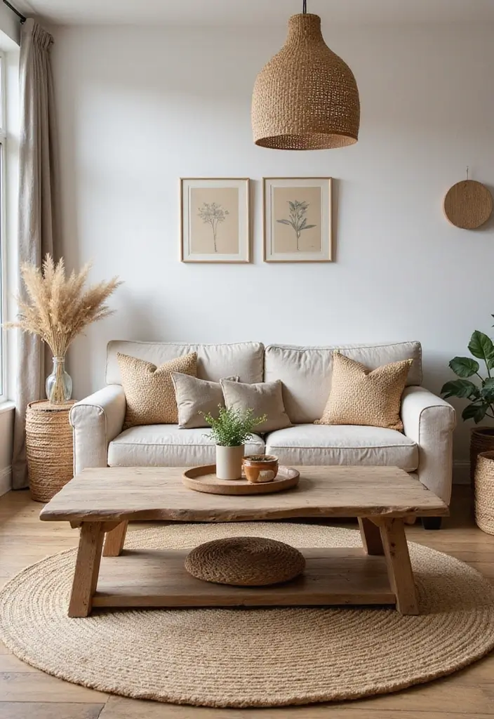 20 Stunning Barndominium Living Room Ideas That Will Make You Feel Right at Home (You Won't Believe #5!) - 7. Natural Textures