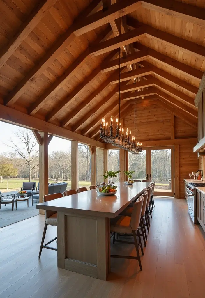 22 Stunning Barndominium Floor Plans That Redefine Open Concept Living! - 14. The Entertainer’s Dream