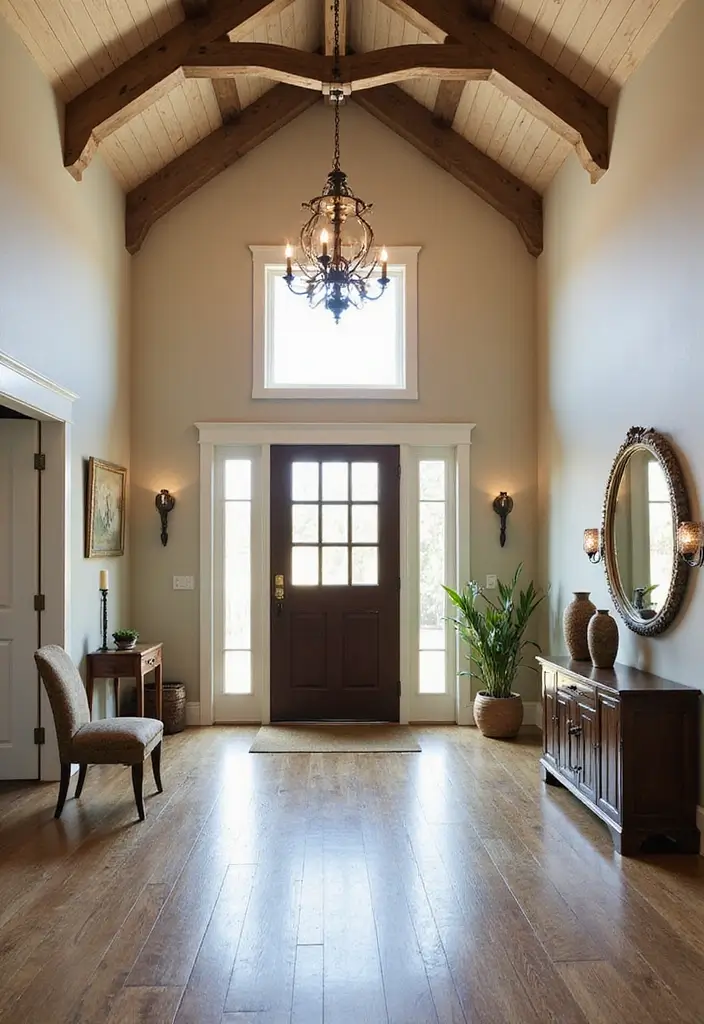 22 Stunning Barndominium Floor Plans That Redefine Open Concept Living! - 17. Welcoming Foyer Design