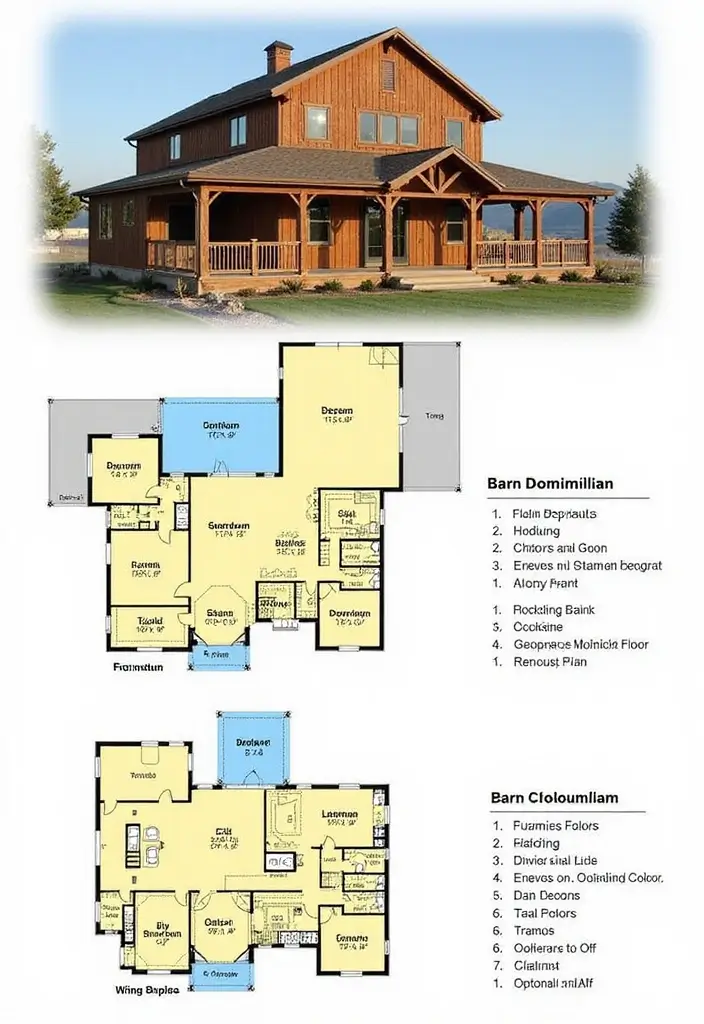 22 Stunning Barndominium Floor Plans That Redefine Open Concept Living! - 19. Customizable Layouts
