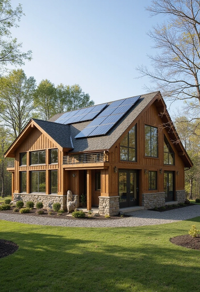 22 Stunning Barndominium Floor Plans That Redefine Open Concept Living! - 5. Energy-Efficient Barndominium