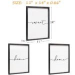 Heiple Set of 3 Framed Farmhouse Home Sweet Home Signs for Stylish Bedroom Wall Decor - Image 6