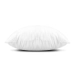 EDOW Set of 2 Down Alternative Pillow Inserts - 18x18 White Polyester Cushions, Machine Washable. - Image 2