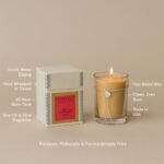 Votivo Red Currant Candle 6.8 oz | Soy Wax Blend | Luxury Scented Candle in Glass Jar | Long-Lasting Aroma - Image 6