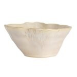 Creative Co-Op Cream Oyster-Shaped Stoneware Bowl - Perfect for Stylish Serving! - Image 7