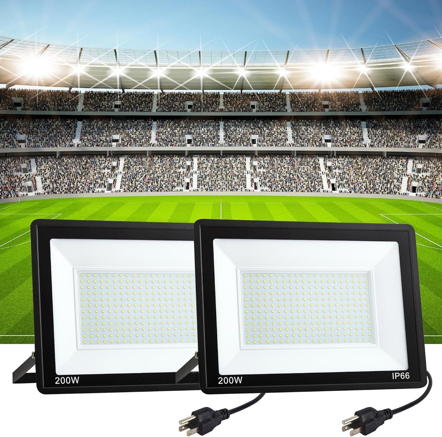 Our Review of ADYENA 200W LED Flood Lights: Bright, Durable & Easy