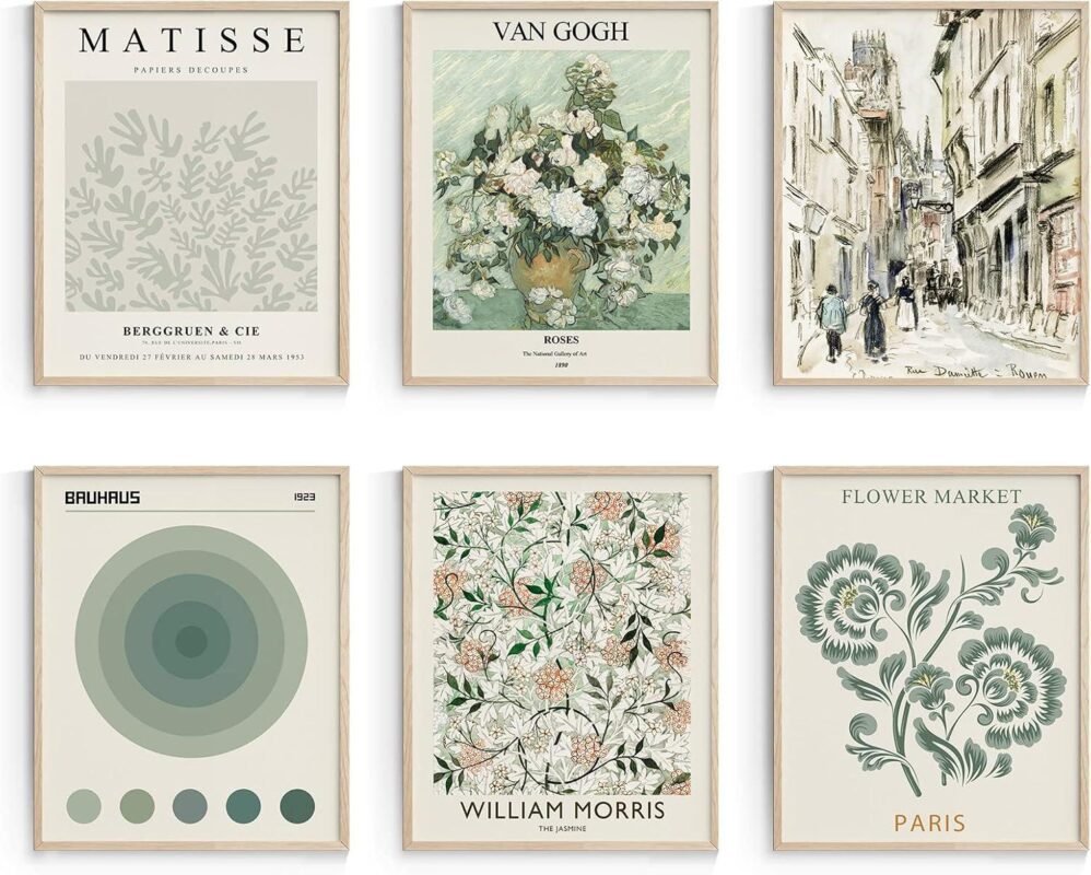 We Explore Habseligkeit’s Sage Green Matisse-Inspired Art