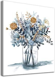 Elevating Our Spaces with Navy Blue Floral Elegance