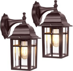Our Review of Brightever Outdoor Wall Sconces: Stylish & Durable Lighting