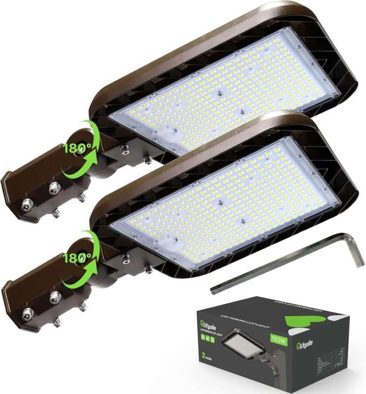 Our Review of 150W LED Parking Lot Lights: Bright, Durable & Energy-Saving