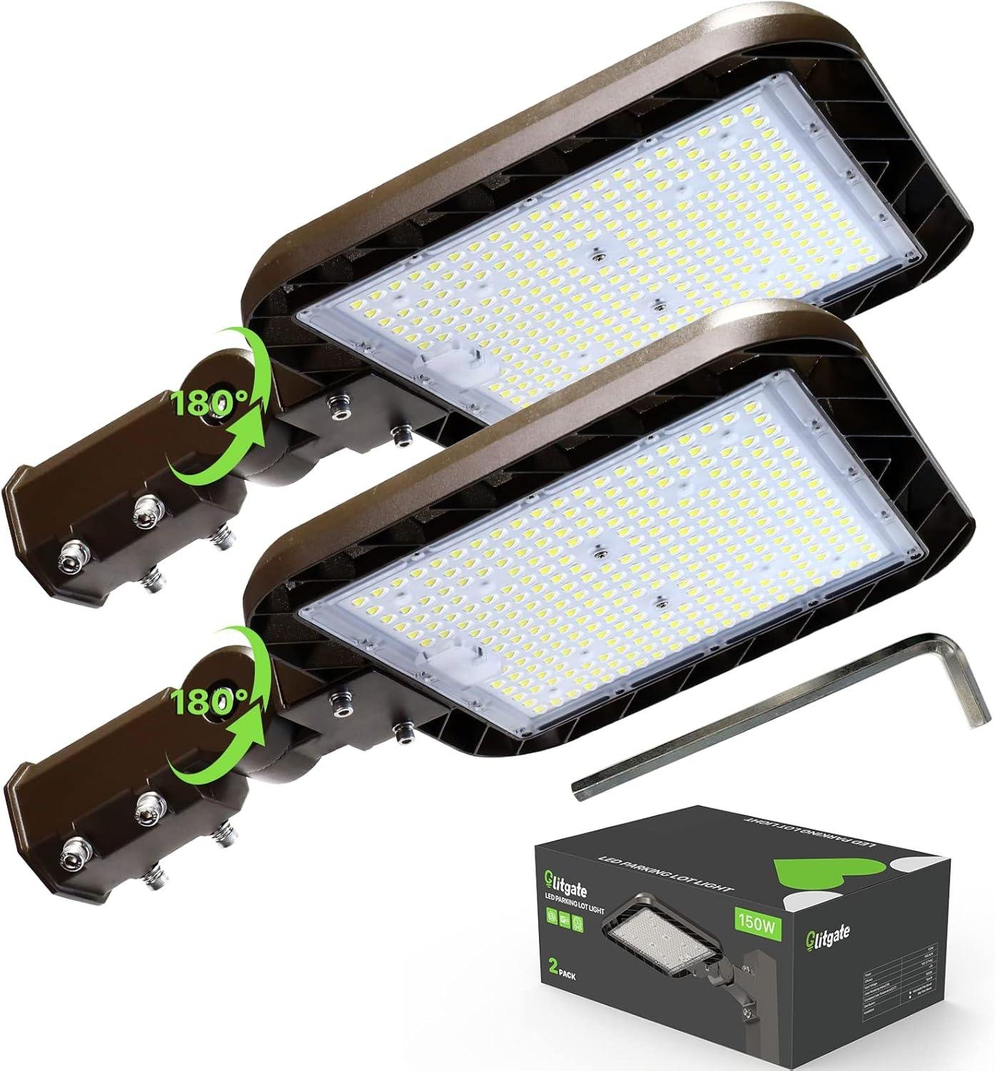 Our Review of 150W LED Parking Lot Lights: Bright, Durable & Energy-Saving
