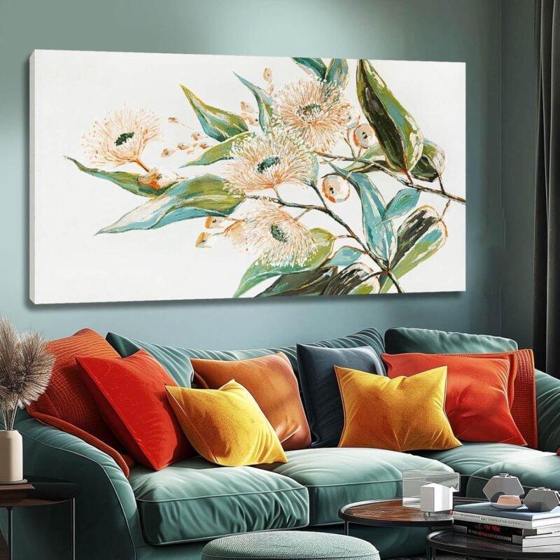 Elevating Spaces: Our Review of NBAODAN’s Elegant Botanical Canvas Art