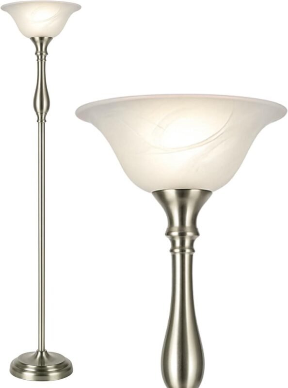 Our Review of the LIGHTACCENTS 72-Inch Brushed Nickel Floor Lamp