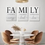 GUBIYU Set of 3 Black and White Inspirational Canvas Prints for Home Wall Decor, 12"x16" - Image 3