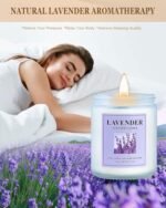 GITRANG 4-Pack Lavender Candles: 30 oz, 200-Hour Aromatherapy for Home, Yoga & Outdoors. - Image 3