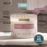 Candle-lite Lavender & Cedarwood Scented Candle, 14.75 oz, 3-Wick, 45-Hour Burn, USA-Made - Image 2