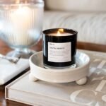 LUMELOOM Santal Reserve Candles - 9oz Soy Wax, Sandalwood & Amber Scent, Ideal Gifts! - Image 3