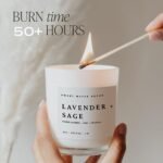 Sweet Water Decor Spa Soy Candle - 11oz Jar with Wood Lid, 50+ Hour Burn, Stress Relief, Made in USA - Image 3