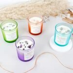 Healing Crystal Scented Candle Set: 4 Soy Candles with Amethyst, Rose, & Sage. Perfect Aromatherapy Gifts! - Image 6