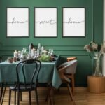 Heiple Set of 3 Framed Farmhouse Home Sweet Home Signs for Stylish Bedroom Wall Decor - Image 9