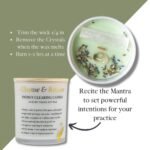 Sage Candle with Crystals – Energy Cleansing Smudge Candle with Selenite & Quartz for Home Rituals - Image 6