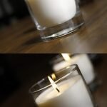 8oz Soy Wax Jar Candle in 10oz Whiskey Glass, 35-Hour Burn Time, Classic White Pillar Candle - Image 7