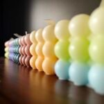 Handmade 2.3" Bubble Candle - Gradual Color Decor for Cute Rooms & Preppy Aesthetics, Perfect Gift! - Image 3