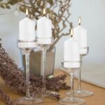 YOROXRG 2"x4" Unscented White Pillar Candles, Set of 20. Perfect for Weddings, Emergencies, Spas, and Parties. - Image 2