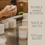 Sweet Water Decor Spa Soy Candle - 11oz Jar with Wood Lid, 50+ Hour Burn, Stress Relief, Made in USA - Image 4